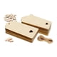 thumbnail image 3 of Etiquetas de regalo de madera en blanco sin terminar, 48 Uds., etiqueta de rebanadas en blanco de madera con agujero y cuerda de 7m para pirograbado,, 3 of 9