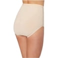 thumbnail image 4 of Women's Bali 2324 Full-Cut-Fit Stretch Cotton Brief Panty (Soft Taupe 6), 4 of 13