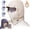 Black, variant on Windproof Full Cover Outdoor Riding Mask with Glasses, Winter Windproof Thermal Ski Mask, Unisex