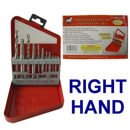 Easy Out Drill Bit Screw Extractor Tool Set