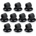 thumbnail image 1 of Paquete de 10 clips para porta bolígrafos, bolígrafo de acero Clips adhesivos para bolígrafos con lazo ajustable para refrigerador Q[K, 1 of 5