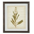 thumbnail image 4 of Wooden Frame Wall Art with Botanical Design Set of 4 Green and Brown, 4 of 5