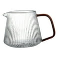 thumbnail image 2 of yuksok Clear Coffee Pot Large Capacity with Handle Portable Glass Serving Cups for Home 400ml, 2 of 9