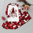 thumbnail image 3 of Anbech Christmas Family Pajamas Matching Nightgowns Graphic Long Sleeve Sleepwear Pjs Set, 2-Piece, Unisex, 3 of 5