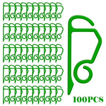 

100 Clips Holiday Clips Outdoor String Gutter Hooks Plastic Clip for Hanging Outdoor Lights Christmas Decorations Clearance