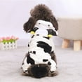 thumbnail image 4 of QWZNDZGR Pet Dog Clothes Soft Warm Fleece Hoodies Dogs Jumpsuits Clothing for Small Dogs Puppy Cats Sweaters Clothes, 4 of 6