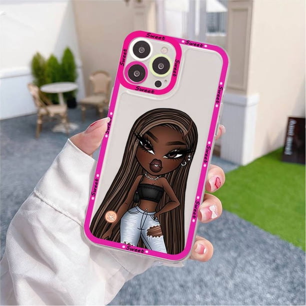 Funda de teléfono Bratz de muñeca para iPhone 11, 12, 13, Mini Pro Max, 14 Pro Max Fivean unisex