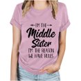 NSLGXD I'm The Middle Sister I'm The Reason We Have Rules TShirts for