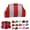 #A, variant on Snap Shut Makeup Bag, Striped Knit Cosmetic Pouch, Large Capacity Wide Open Clutch Bag, Portable Organizer for Travel, Work and Daily Use