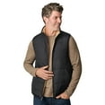 thumbnail image 2 of Free Country Men's Atlas II Quilted Reversible Sherpa Vest Black S, 2 of 6