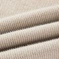 thumbnail image 6 of Miluxas Men's Mock Turtleneck Ribbed Knit Pullover Sweater Casual Lightweight Slim fit Dress Sweater Khaki, 6 of 9
