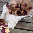 thumbnail image 5 of Cono de confeti de papel Kraft retro, paquete de caja de regalo de 50 piezas Caja de papel Favores de fiesta de boda Caja de dulces con cordel de yute para cumpleaños de boda Marrón esquí esquí Gafas de esquí, 5 of 5