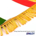 thumbnail image 2 of Anley 4 X 6 Inch Italy Fringy Window Hanging Flag - Mini Flag Banner & Car Rearview Mirror Décor - Fringed & Double Sided - Italian Hanging Flag with Suction Cup, 2 of 7