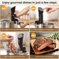 thumbnail image 6 of BLITZHOME Sous Vide Cooker ,Compact Sous Vide Machine,Ultra-quiet Fast-Heating Immersion Circulator Temperature,Digital Display, 6 of 7
