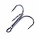 thumbnail image 4 of Eigraketly 20 piezas 3 garras 4 #6 #8 #10 # anzuelos de pesca volcados de Metal de curva redonda fuerte y afilada para atún al aire libre Triple púas de Type3 NO3, 4 of 6