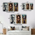 thumbnail image 4 of Designart "Contemporary Retro Beauty of African Woman I" African American Wall Art Set Of 3 - Glam Grey Gallery Wall Set For Home Decor, 4 of 6
