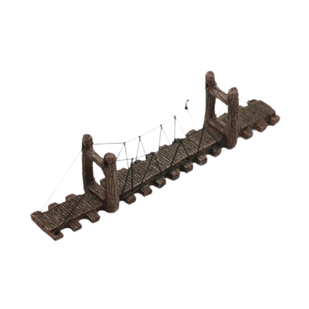 Figura decorativa para acuario, pecera, puente levadizo, adorno de puente M