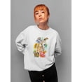 thumbnail image 2 of Colorful Safari Design Sweatshirt Women - Women Sweatshirt, White, 5XL, 2 of 4