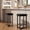 Black, variant on Ourlova Bar Stools Set of 4 24.6 inch Counter Height Backless Barstools Upholstered PU Leather Seats with Metal X-Frame Footrest Modern Kitchen Stools for Home Bar Dining Room Brown