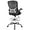 Black, variant on HYLONE Drafting Chair, Tall Office Chair Standing Desk Chair Grey Mesh High-Back Drafting Stool with Flip-Up Arms, Adjustable Foot Ring