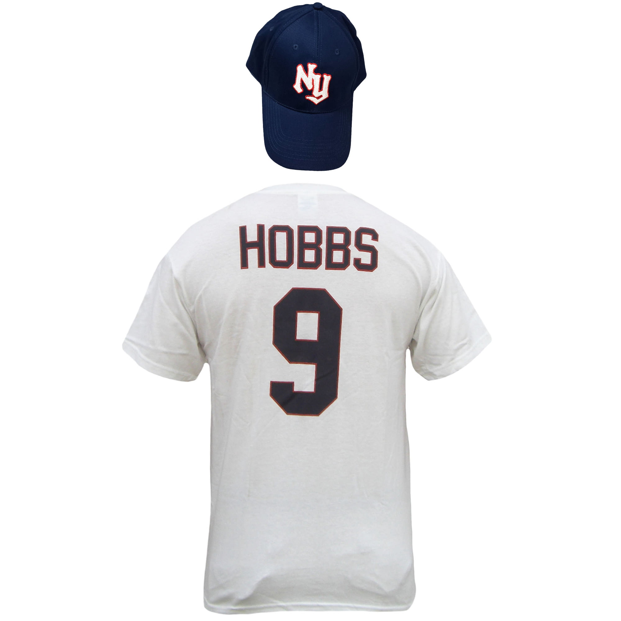 Roy Hobbs New York Knights Adult Costume Jersey Shirt Baseball Cap Hat Natural, Men's, Size: 3XL