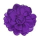thumbnail image 1 of Broches y pines de flores de rosa Uxcell para mujeres, pines de solapa delicados de tela de satén, grandes clips de flores de camelia morados, 1 of 1