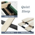 thumbnail image 6 of Allewie Full Size Velvet Upholstered Bed Frame with Vertical Channel Tufted Headboard, Green, 6 of 8
