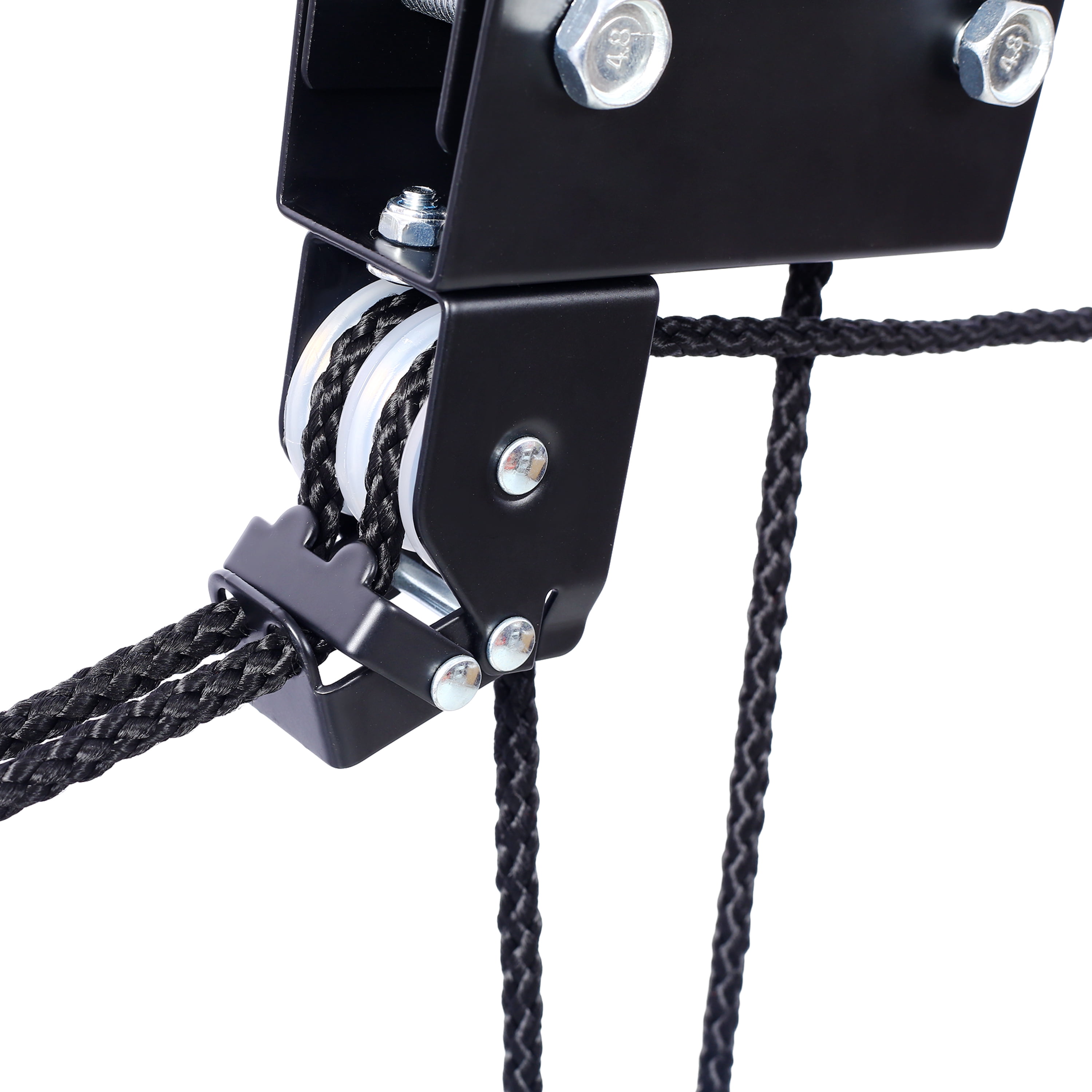 Garage Storage Canoe Lift with 125 lb Capacity, Even Works as Ladder Lift