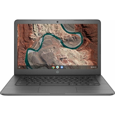 HP - 14" Chromebook - AMD Dual-Core A4 - 4GB Memory - 32GB eMMC - Ink Blue 14-db0033dx Laptop Notebook