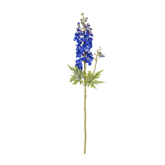 Vickerman 33" Artificial Cobalt Larkspur Spray. 3 Stems In A Bag.