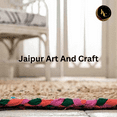 thumbnail image 2 of Jaipur Art And Craft Braided Reversible Carpet for Livingroom, Office Jute Area Rug (2x8 Sq ft), 2 of 7