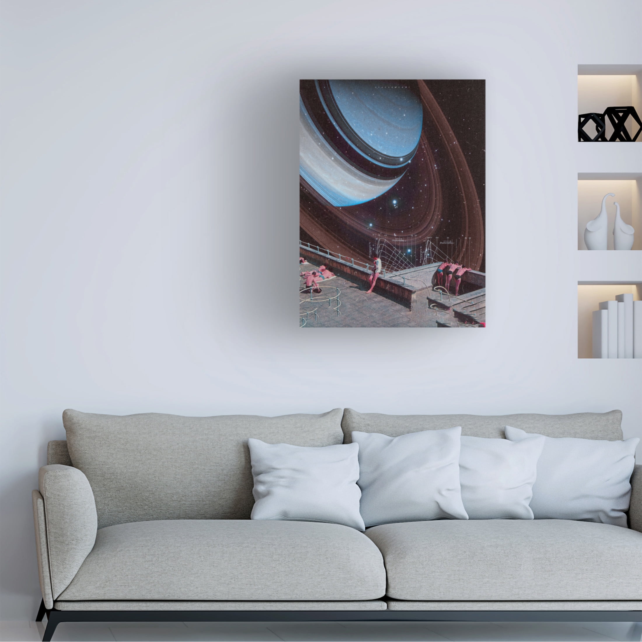 Trademark Fine Art spacerocket art 454 Canvas Wall Art
