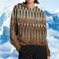 thumbnail image 2 of ZUKMRJPC Christmas Shirts for Women Casual Long Sleeve Crewneck Fashion Printing Knitted Cotton Pullover Loose Fit Soft Vintage Tops, 2 of 6