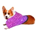 thumbnail image 2 of Junzan Pink Purple Glitter Dog Hoodie Puppy Sweater Sweatshirt,Cold Weather Coat Pet Clothes for Dog Cat-X-Large, 2 of 9