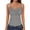 Gray^0324V&04, variant on Ribbed Tank Top Women Sleeveless Fitted Womens Vneck Tank Tops Stretch Spaghetti Strap Camisole Breathable Workout Basic Undershirt Women Black XXL