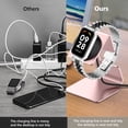 thumbnail image 2 of Soporte Del Cargador Soporte de aleación de aluminio para Xiaomi Mi Band 7 Pro/Redmi Band 2 (oro rosa), 2 of 9