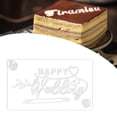 thumbnail image 4 of Plantilla para decoración de pasteles, galletas, decoración de pasteles, herramienta creativa multiusos para hornear Feliz boda, 4 of 8