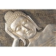 thumbnail image 3 of Frank, Assaf 18x13 Black Modern Framed Museum Art Print Titled - Sleeping Buddha, 3 of 5