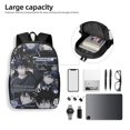 thumbnail image 4 of Anime Backpack, Jujutsu Kaisen Backpack, 17 Inch Laptop Backpack For College, Work, Daily, Large Capacity Travel Backpack, Waterproof Lightweight Book Bag, 4 of 8