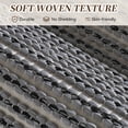 thumbnail image 5 of SIXHOME 18"x30" Bathroom Rug Non-Slip Absorbent Bath Mat Quick Dry Thin Soft Woven Boho Floor Mat Durable Textured Look Black, 5 of 8