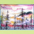 thumbnail image 3 of CafePress - Misty Mountains, Art, Infant T Shirt - Infant T-Shirt, 3 of 4