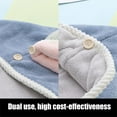 thumbnail image 6 of Fuebueo Microfiber Hair Drying Towel for Women, Quick Dry Hooded Hair Towel Wrap for Curly Long Thick Frizzy Wet Hair, 6 of 7