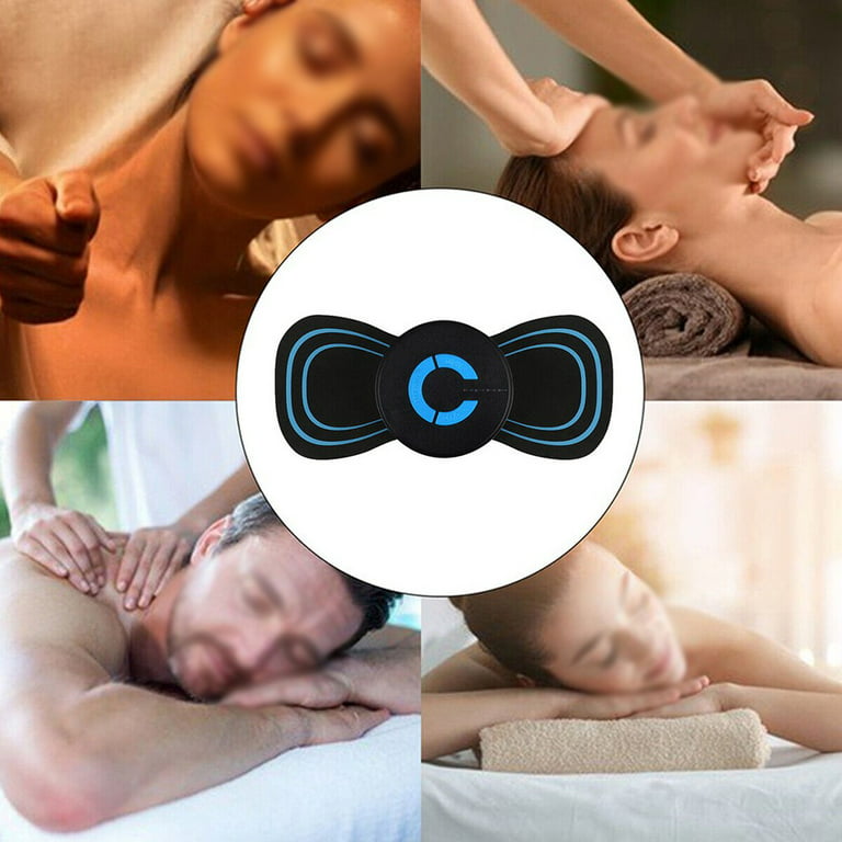 Ruibeauty Electric Neck Massager, 6 Modes and 6 Gears Massage Intensities Cervical Vertebra Massage Device, Suitable for Shoulder Neck Hand Waist Leg