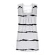 thumbnail image 2 of Básicos camisetas sin mangas para las mujeres Chaleco de verano Suelto plisado Cuello cuadrado Top sin mangas Dobladillo curvo Suelto Top de mujer de tamaño (White, L), 2 of 5