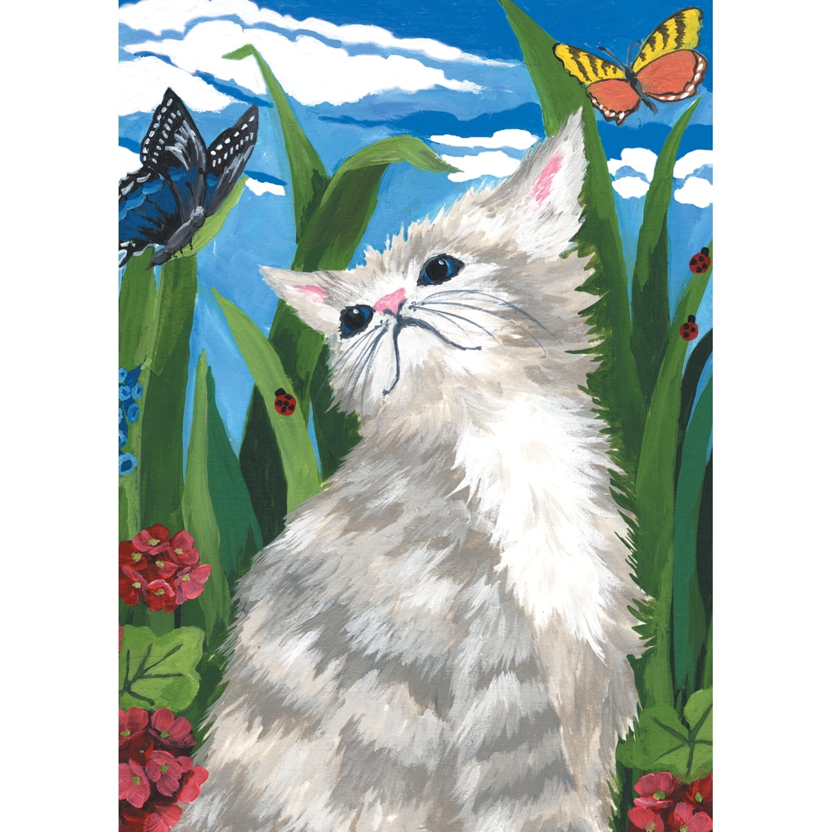 Junior Small Paint By Number Kit 8.75'X11.75' 3/PkgCats