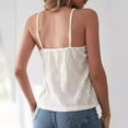 thumbnail image 7 of LIaqionyy Womens Lace Trim Tank Tops Casual Spaghetti Straps Cute Vest Tops Trendy Hollow Out Crochet Cami Top, 7 of 7