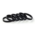 thumbnail image 2 of BRANDWINLITE, venta al por mayor, paquete de 6 unidades, pulseras de silicona en blanco de un solo color, pulseras de goma, 2 of 5