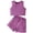 Purple, variant on Toddler Baby Girl Clothes Knit Floral Fly Sleeve Tops Shorts Cute Summer Spring Outfits Infant Baby Girl Clothing Set (Yellow,18-24 Months)