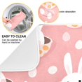 thumbnail image 2 of Rabbit in Hole Dish Drying Mat Dish Drainer Rack Mats Water Absorbent Non-Slip Easy Clean Heat Resistant for Kitchen Counter, 2 of 8