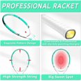 thumbnail image 3 of Pro Tennis Racket for Adults, 2 Player 27 inch Speed Tennis Racquet Acceptable for Beginner and Professional with 3 Tennis Balls, 2 Vibration Dampes, 2 Overgrips, Tennis Bag, 3 of 7